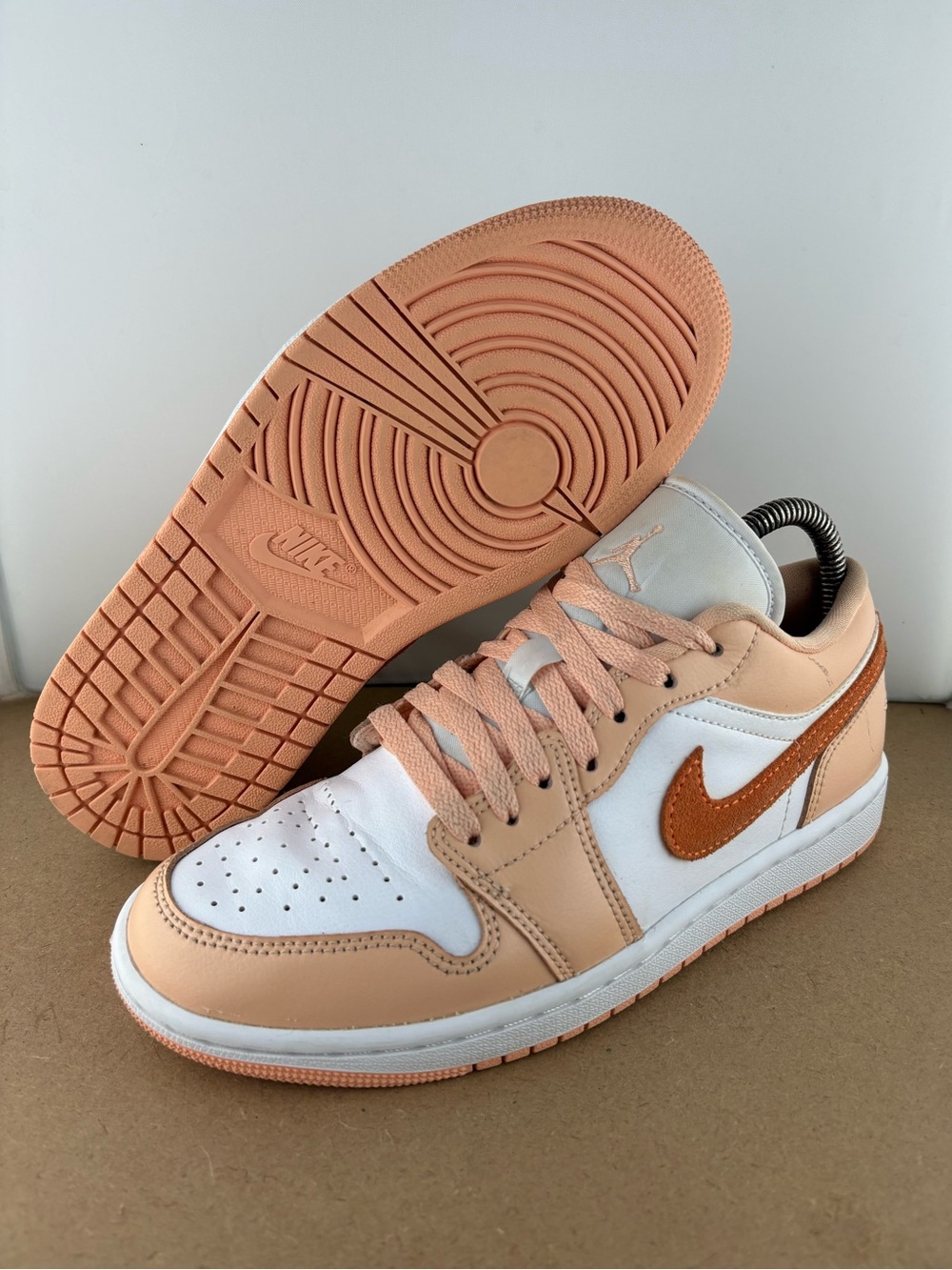 Nike Air Jordan 1 Low Women's 'Sunset Haze' Citrus White DC0774 801 Size 7